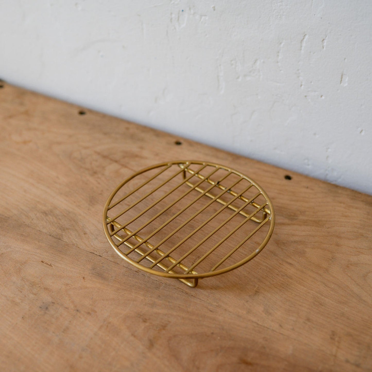 Fog Linen Work Brass Wire Rack Round | Fog Linen Work | Miss Arthur | Home Goods | Tasmania