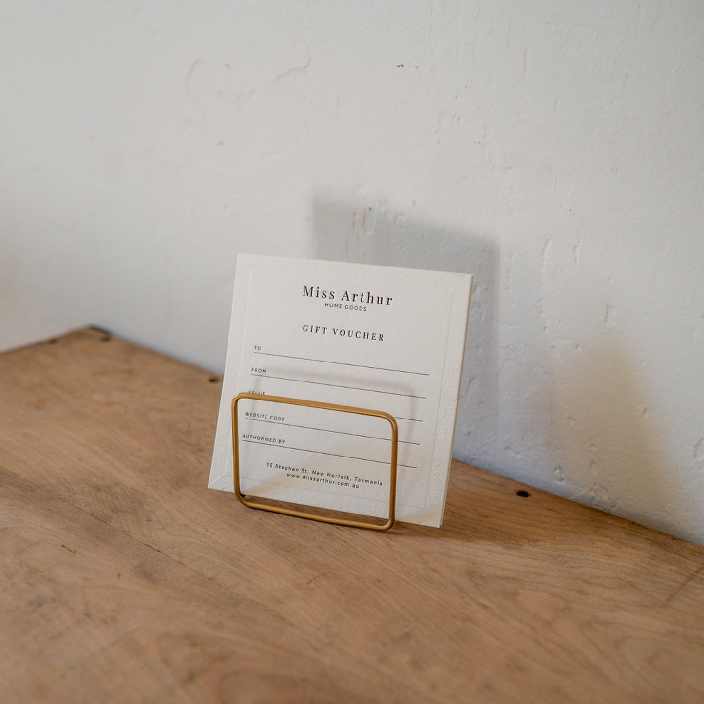 Fog Linen Work Brass Paper Stand | Fog Linen Work | Miss Arthur | Home Goods | Tasmania
