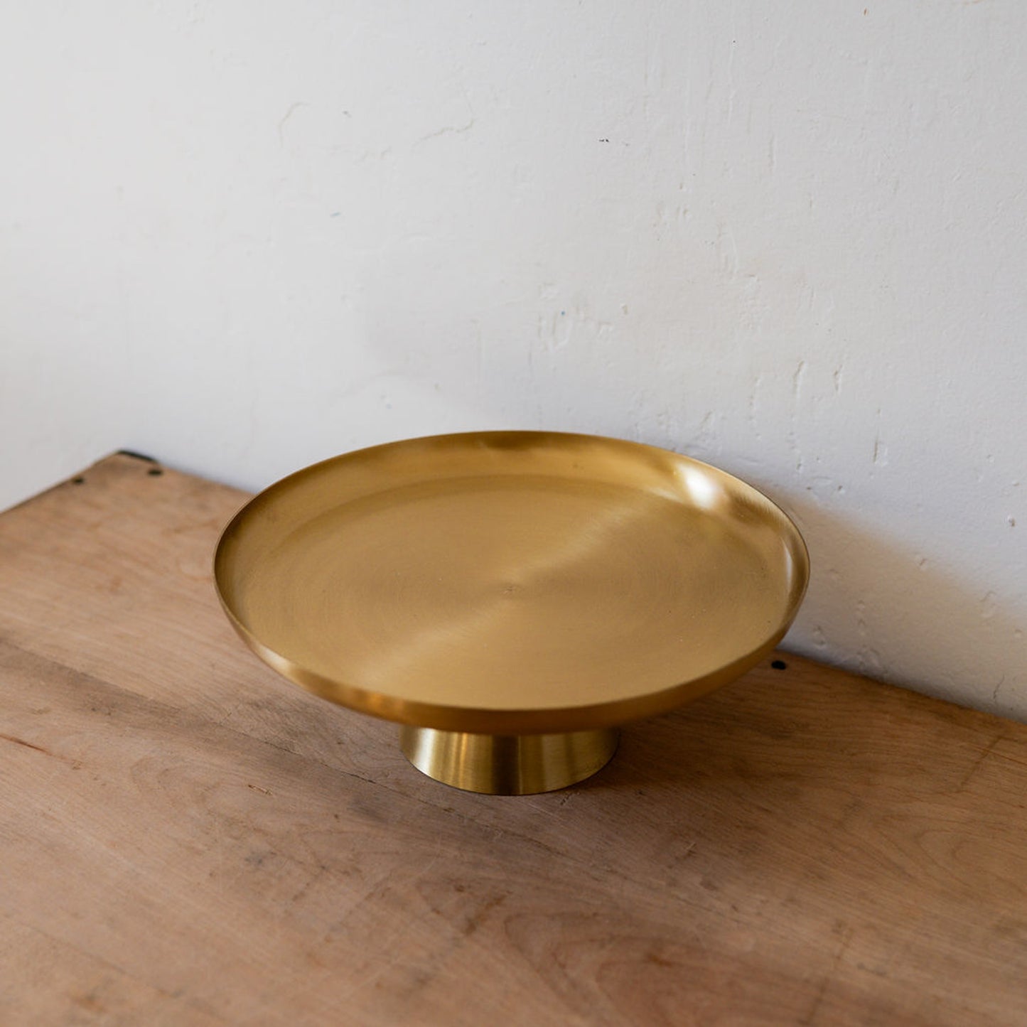 Fog Linen Work Brass Cake Stand Medium | Fog Linen Work | Miss Arthur | Home Goods | Tasmania