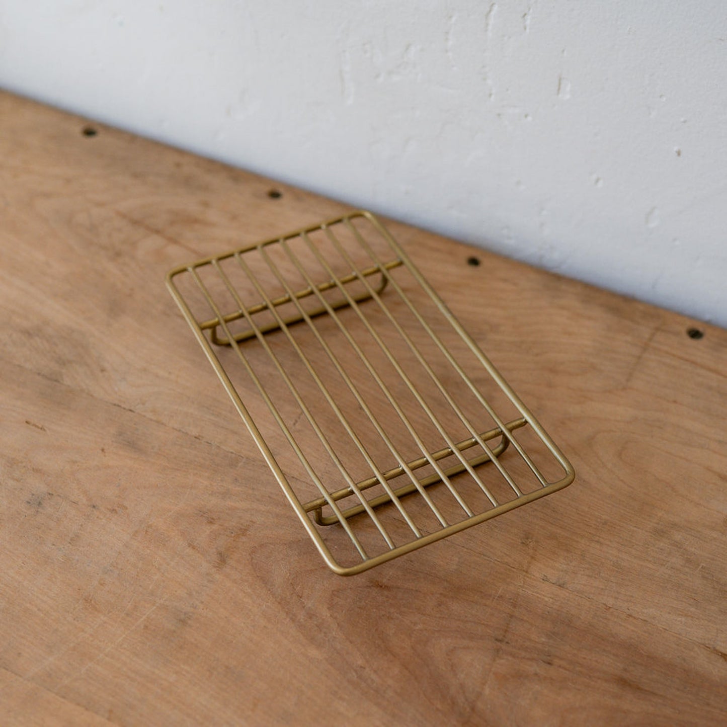 Fog Linen Work Brass Wire Rack Rectangle | Fog Linen Work | Miss Arthur | Home Goods | Tasmania