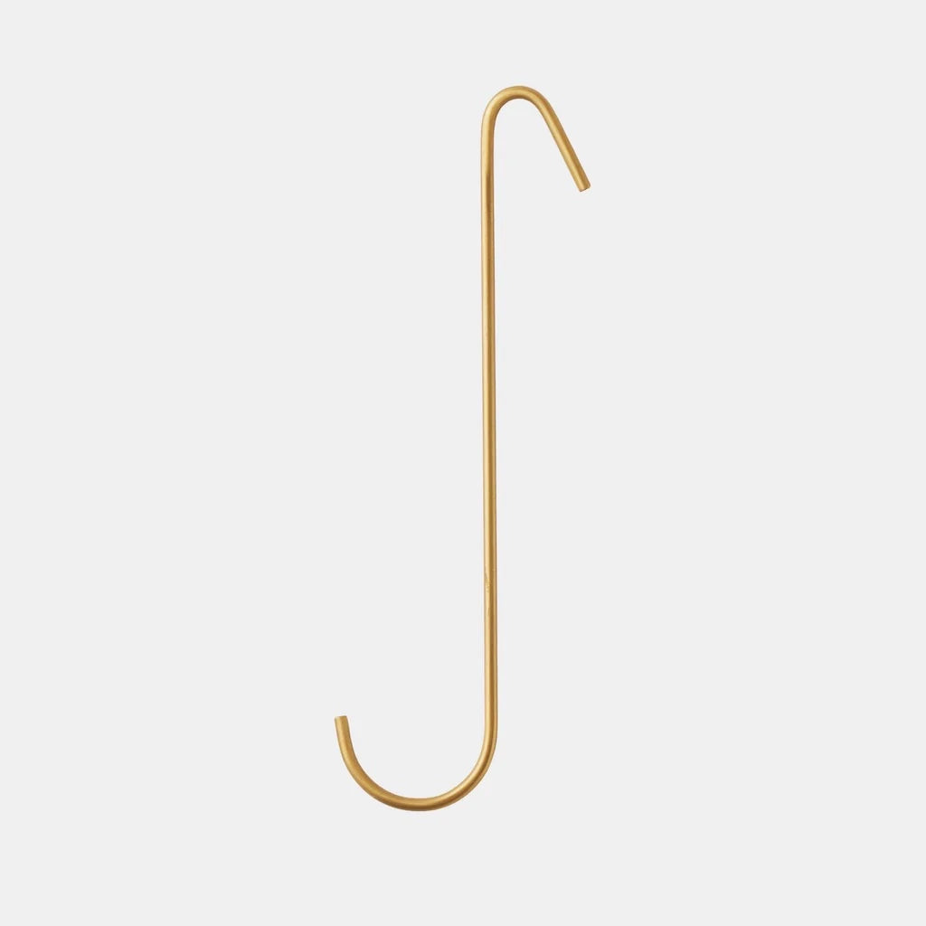 Fog Linen Work Brass J Hook Long Medium | Fog Linen Work | Miss Arthur | Home Goods | Tasmania