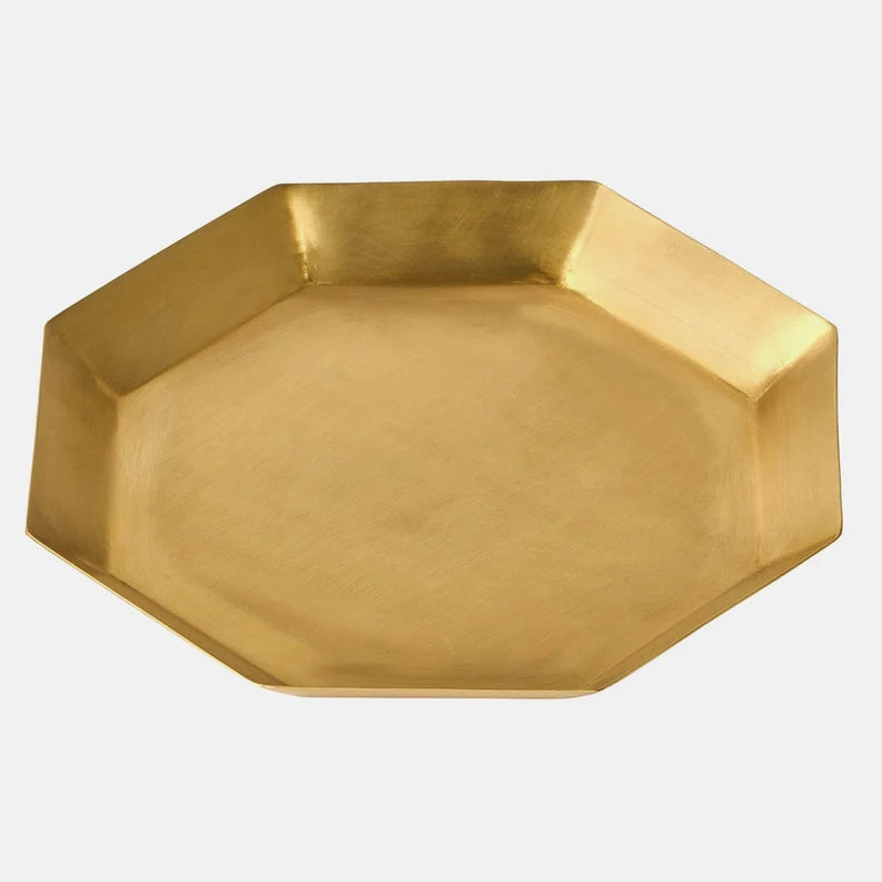 Fog Linen Work Brass Plate Octagon Large | Fog Linen Work | Miss Arthur | Home Goods | Tasmania