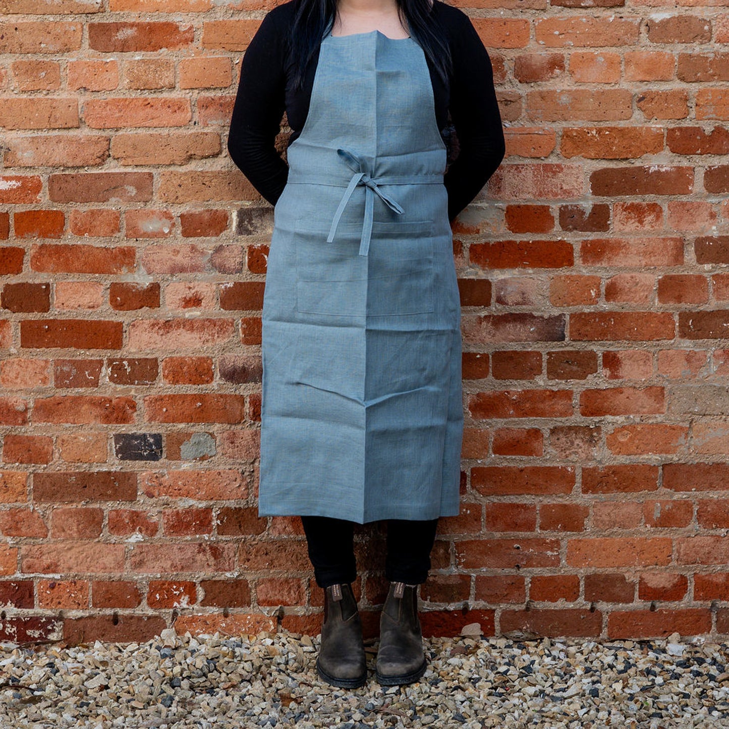 Fog Linen Work Linen Full Apron Clair | Fog Linen Work | Miss Arthur | Home Goods | Tasmania