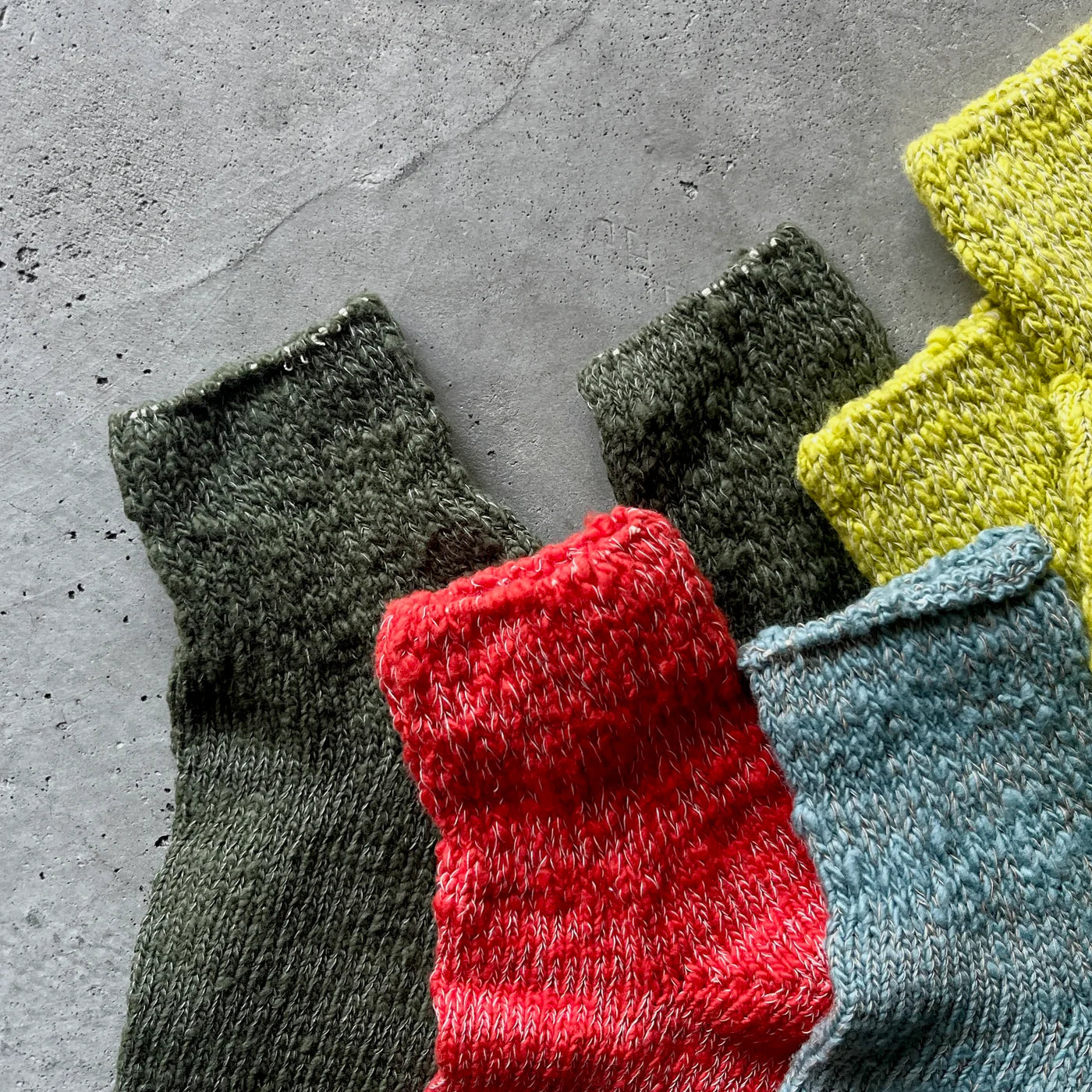 Yahae Garabou Organic Cotton Ankle Socks Green Large | Yahae | Miss Arthur | Home Goods | Tasmania