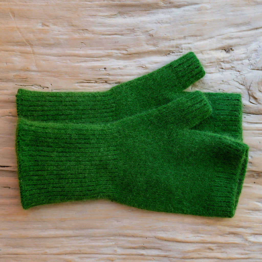 Penelope Durston Angora and Lambswool Slove Grass Green | Penelope Durston | Miss Arthur | Home Goods | Tasmania