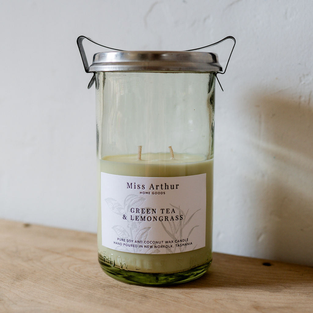 Green Tea and Lemongrass N°31 Candle | Miss Arthur | Miss Arthur | Home Goods | Tasmania