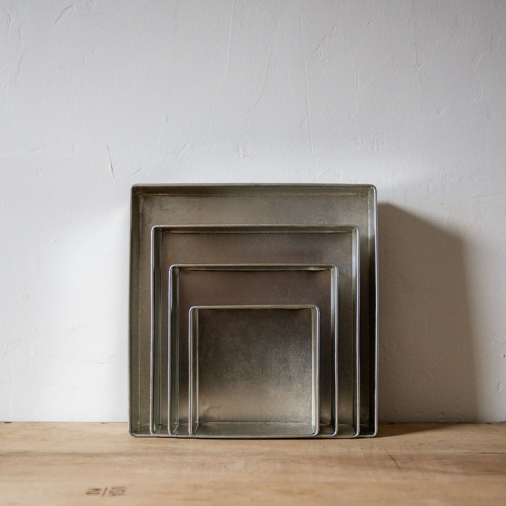 6" Square Tin 3" High | SG Emmett & Son | Miss Arthur | Home Goods | Tasmania