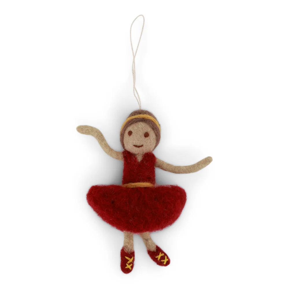 Gry & Sif Ballerina Decoration Red Dress | Gry & Sif | Miss Arthur | Home Goods | Tasmania