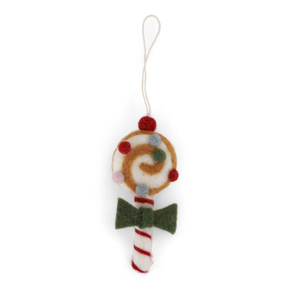Gry & Sif Christmas Candy Decoration with Green Bow | Gry & Sif | Miss Arthur | Home Goods | Tasmania