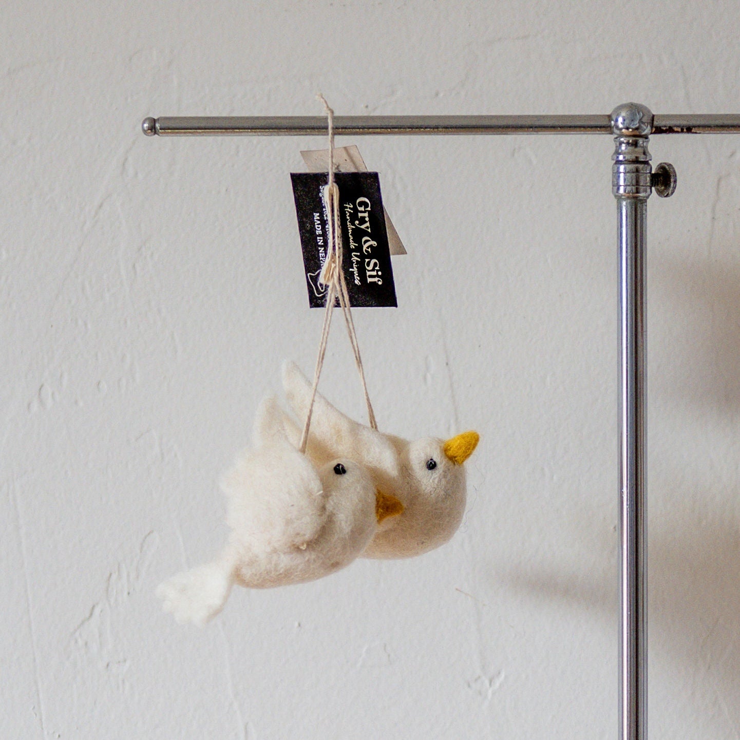 Gry & Sif Hanging Peace Dove Pair | Gry & Sif | Miss Arthur | Home Goods | Tasmania