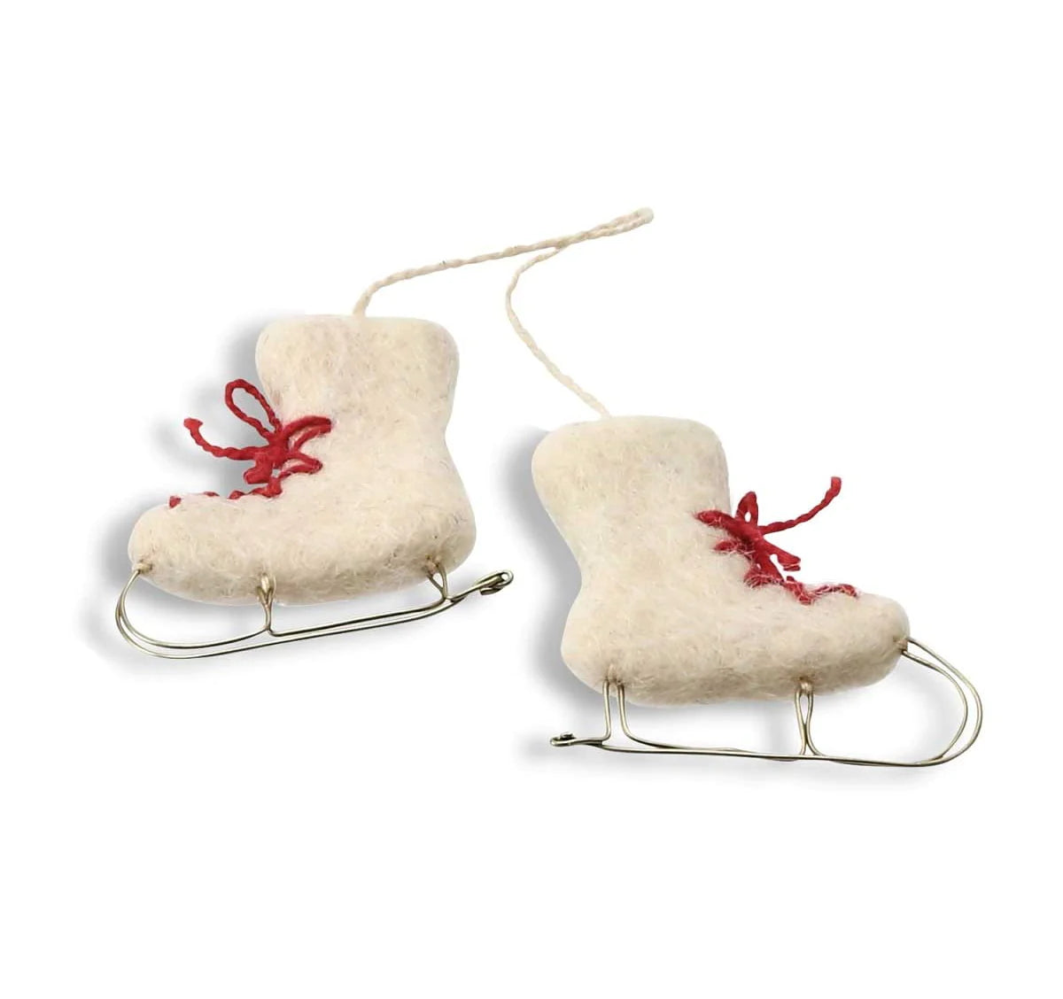 Ice Skates Decoration White | Gry & Sif | Miss Arthur | Home Goods | Tasmania