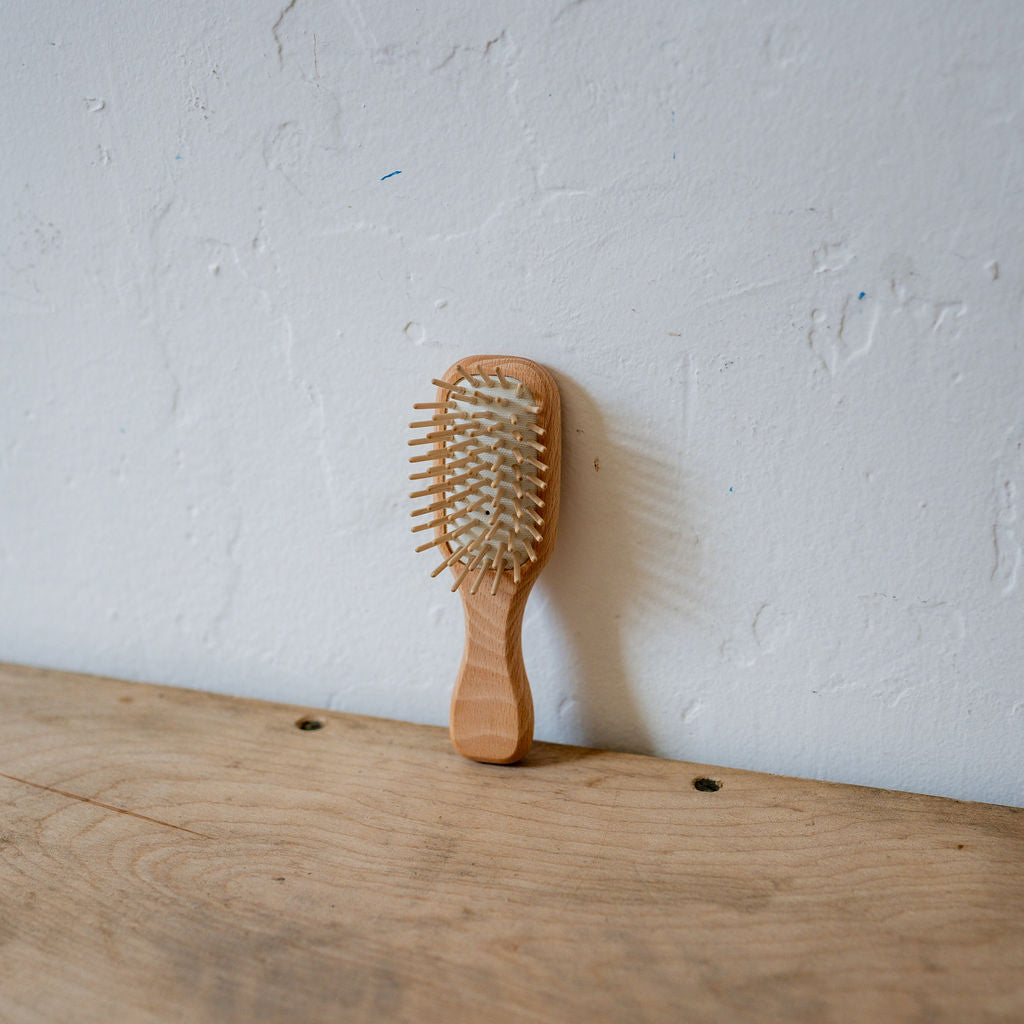 Travel Hair Brush Wooden Pins | Kellerbursten | Miss Arthur | Home Goods | Tasmania