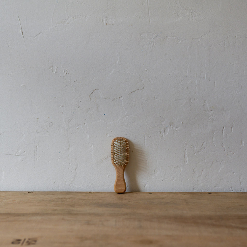 Travel Hair Brush Wooden Pins | Kellerbursten | Miss Arthur | Home Goods | Tasmania