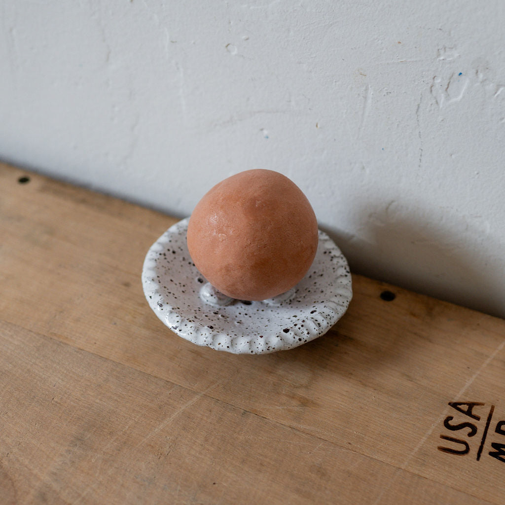 Leap and Wander Footed Soap Dish Pinched | Tasmanian Handcrafted | Miss Arthur | Home Goods | Tasmania