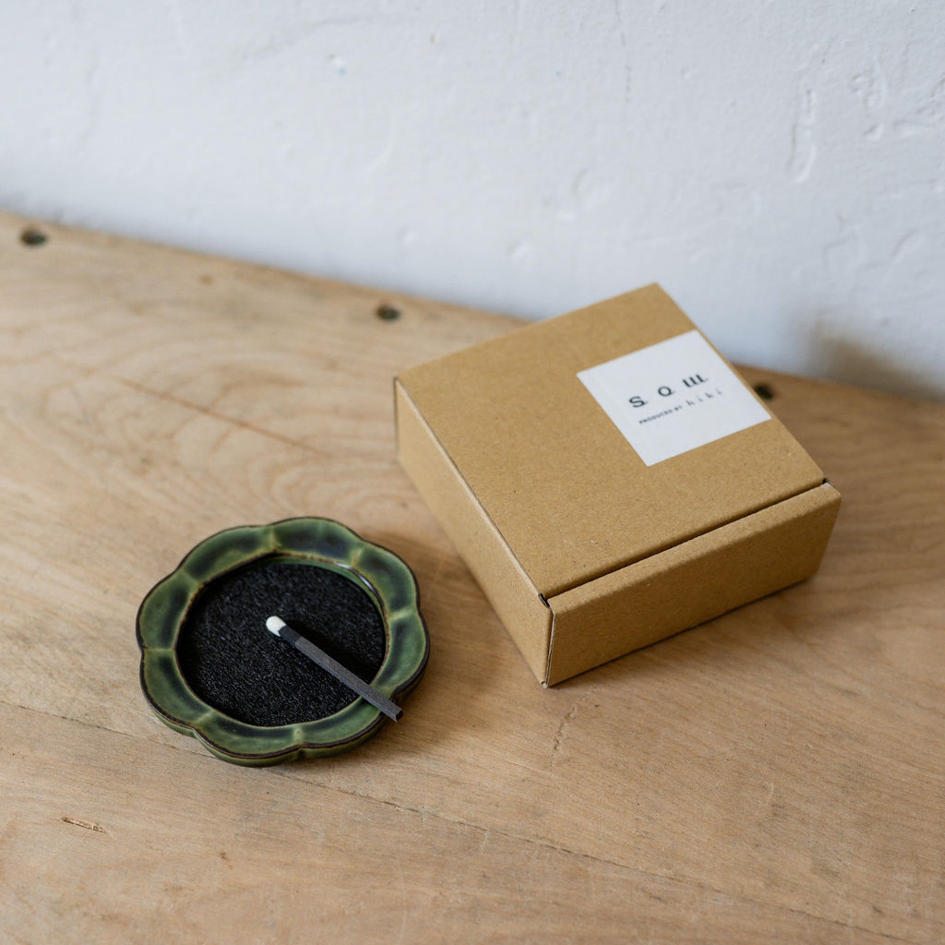 Hibi Ceramic Incense Dish Flower Moss | Hibi | Miss Arthur | Home Goods | Tasmania