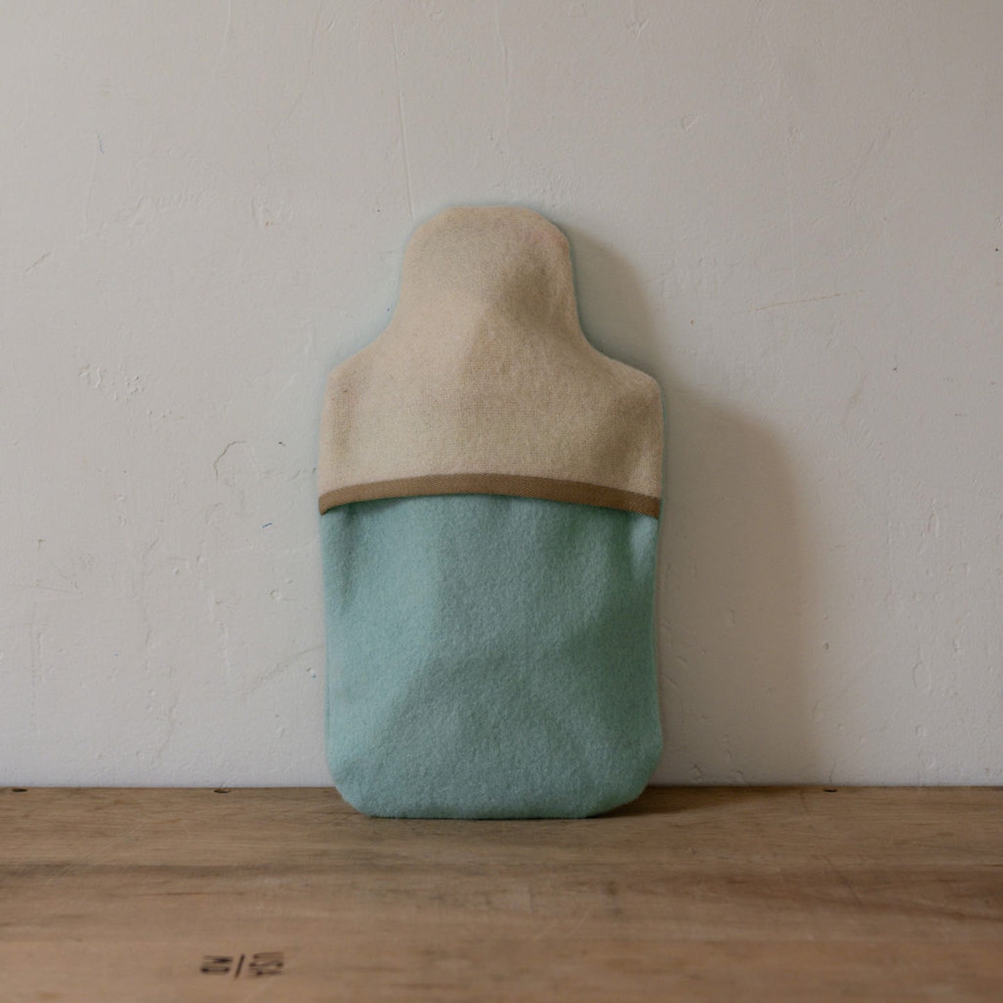 Vintage Wool Blanket Hot Water Bottle Cover Aqua | Miss Arthur | Miss Arthur | Home Goods | Tasmania