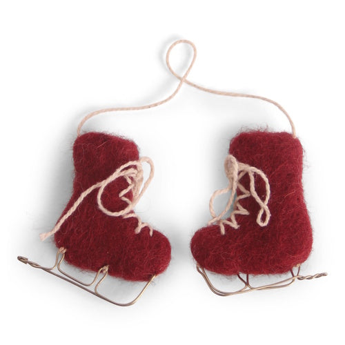 Ice Skates Decoration Red | Gry & Sif | Miss Arthur | Home Goods | Tasmania