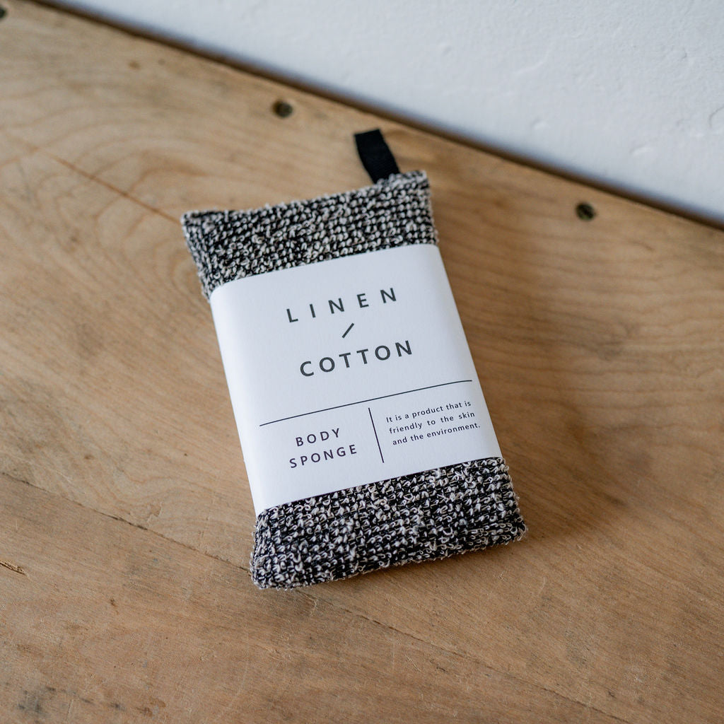 Kiyoi Japanese Body Sponge Linen & Cotton | Kiyoi | Miss Arthur | Home Goods | Tasmania