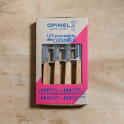 Opinel Kitchen Essentials - Veg Peeler with Paring, Peeling & Serrated Knives | Opinel | Miss Arthur | Home Goods | Tasmania