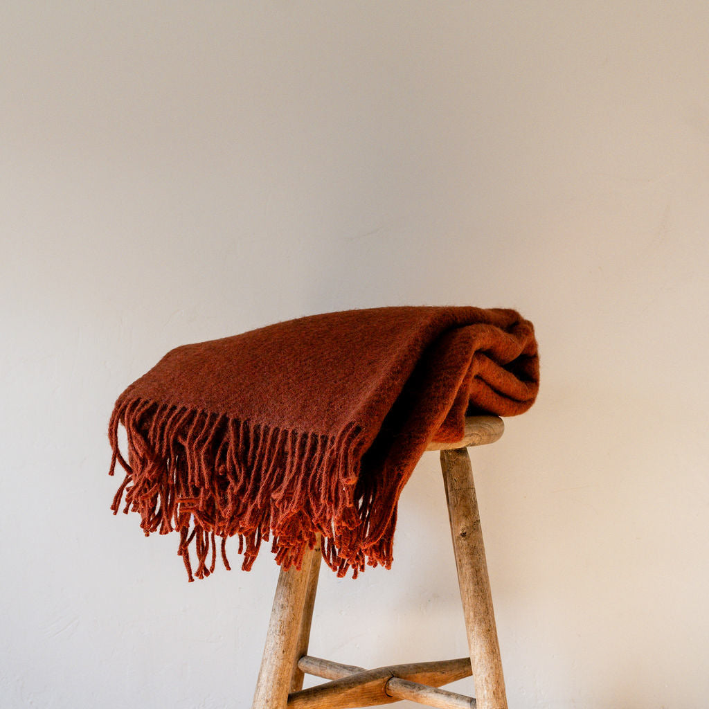 Klippan Gotland Wool Blanket Rust | Klippan | Miss Arthur | Home Goods | Tasmania