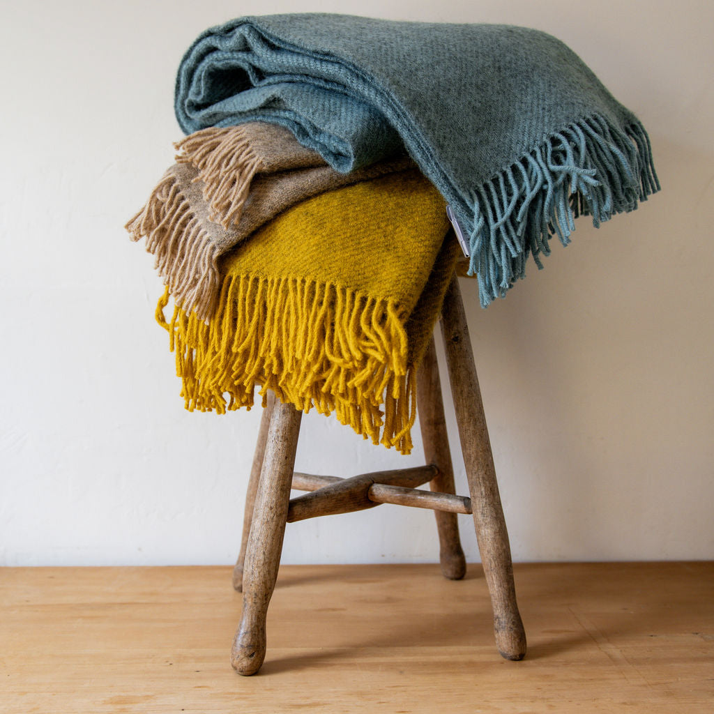 Klippan Gotland Wool Blanket Turquoise | Klippan | Miss Arthur | Home Goods | Tasmania