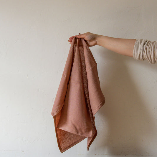 Linen Tea Towel Dusty Pink | Konohairo | Miss Arthur | Home Goods | Tasmania