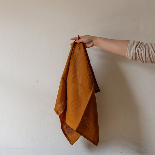 Linen Tea Towel Copper | Konohairo | Miss Arthur | Home Goods | Tasmania