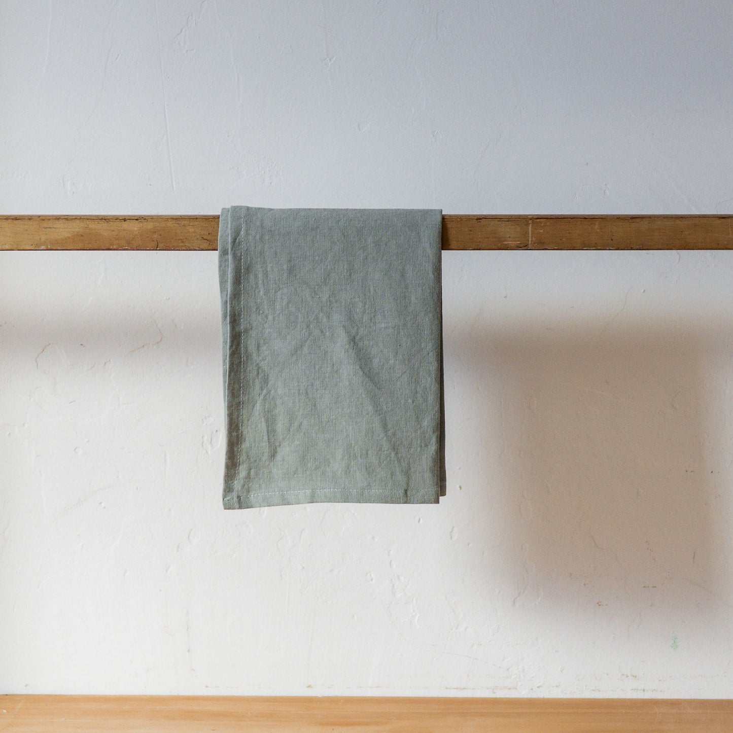 Linen Tea Towel Green