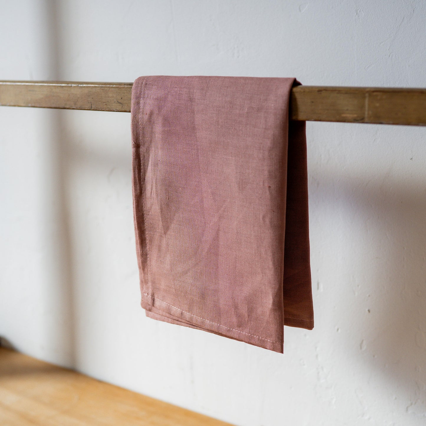 Linen Tea Towel Dusty Pink