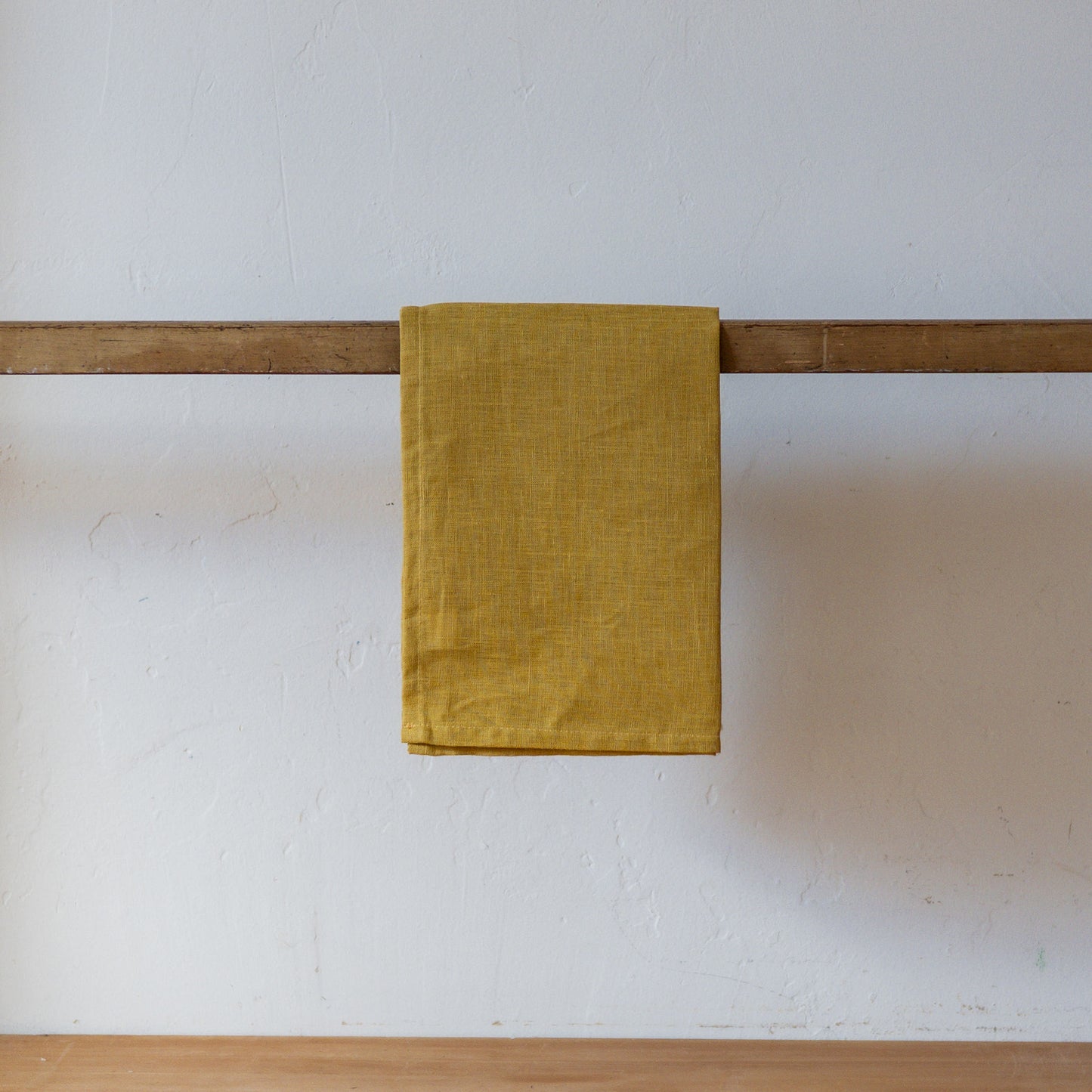 Linen Tea Towel Mustard
