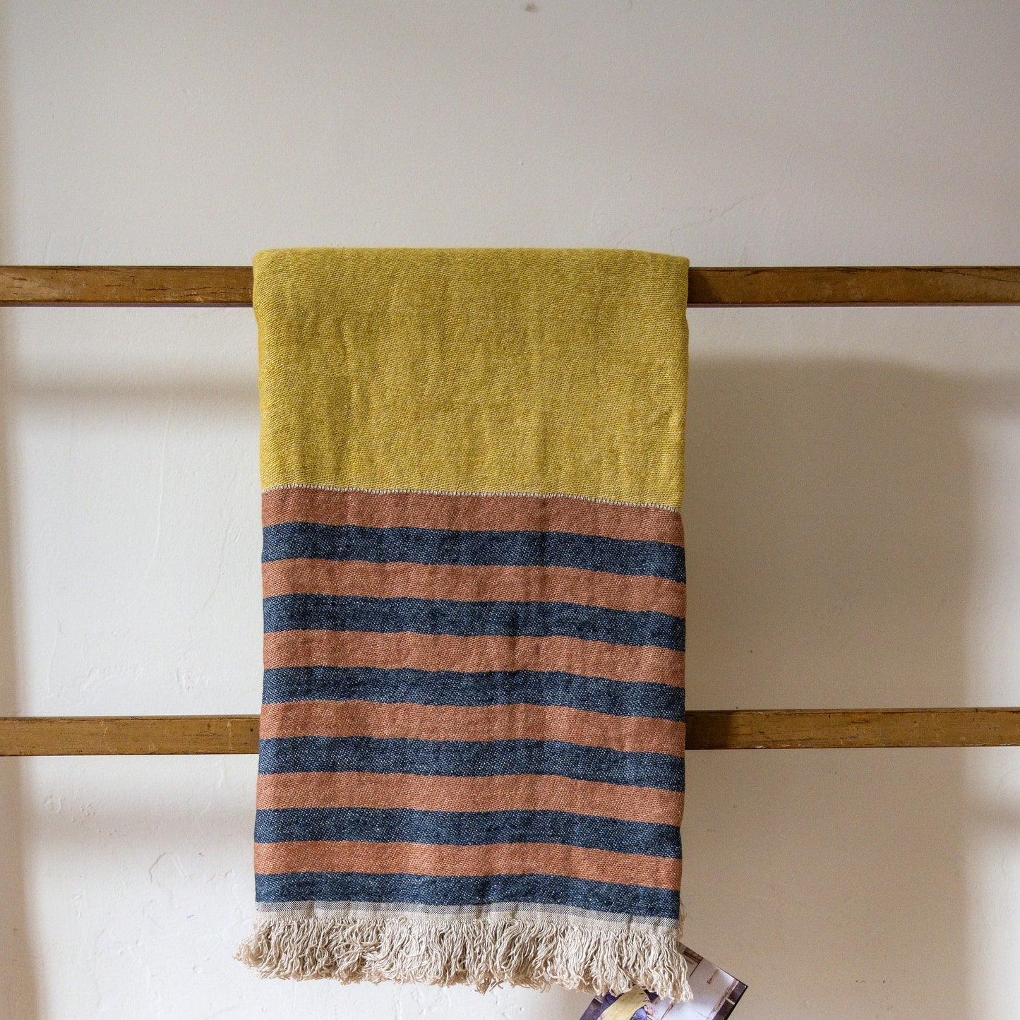 Libeco Belgian Towel Fouta Red Earth Stripe | Libeco | Miss Arthur | Home Goods | Tasmania