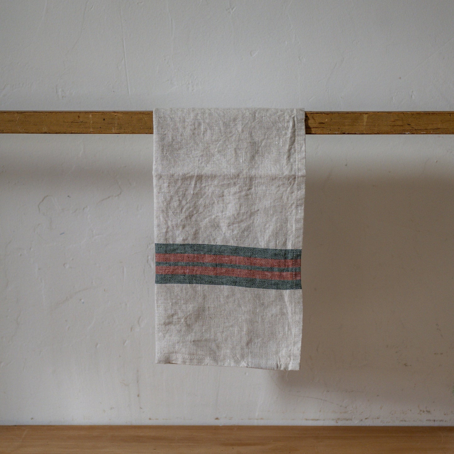 Libeco Dock Kitchen Towel Green Stripe | Libeco | Miss Arthur | Home Goods | Tasmania