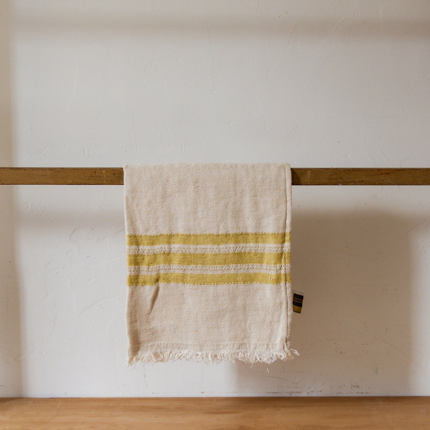 Libeco Belgian Towel Guest Towel Mustard Stripe | Libeco | Miss Arthur | Home Goods | Tasmania