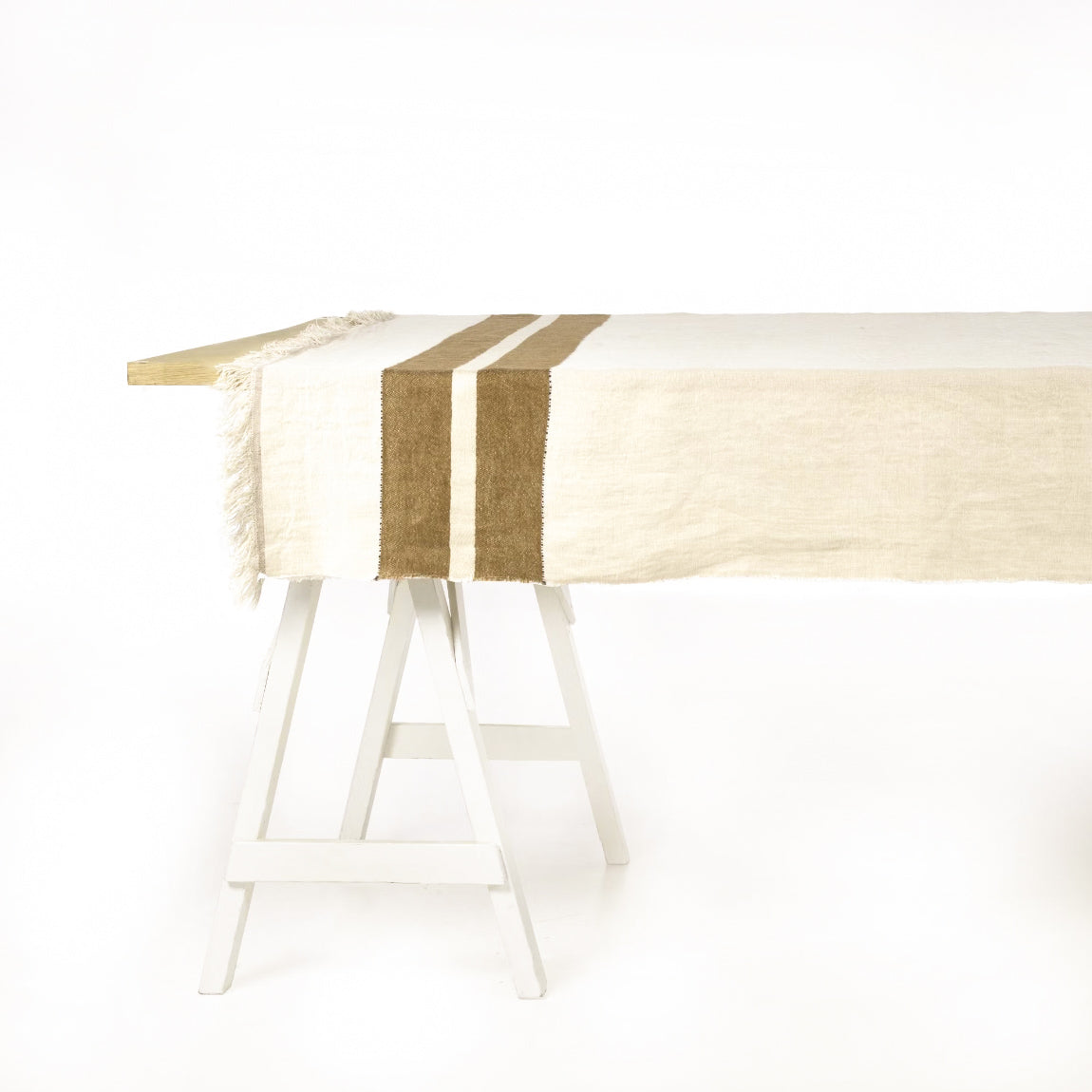 The Belgian Tablecloth Railway 140cm x 230cm | Libeco | Miss Arthur | Home Goods | Tasmania