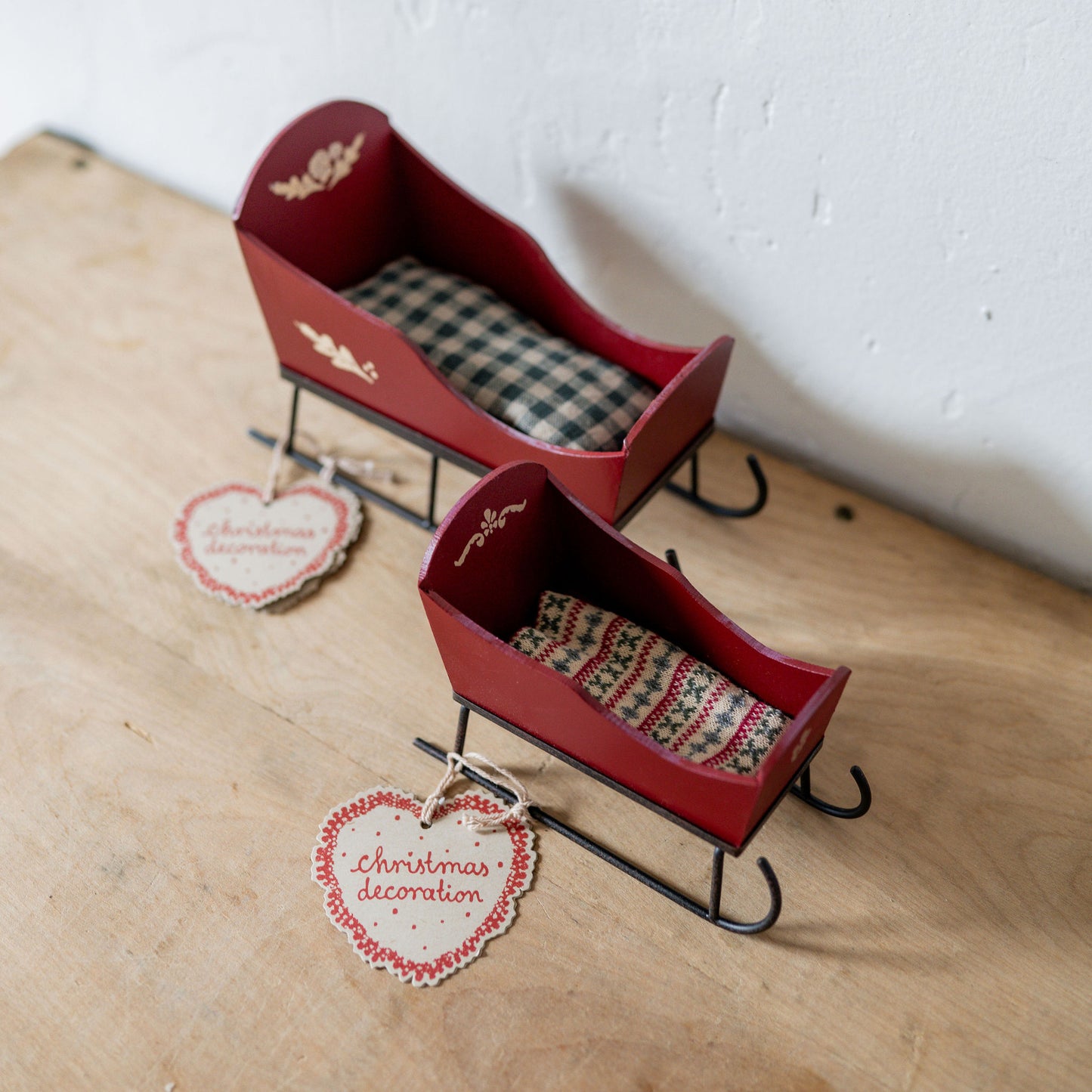 Maileg Sleigh for Mini Pixy Red | Maileg Design | Miss Arthur | Home Goods | Tasmania