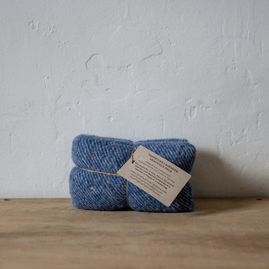 Merino Wool Heat Pack Marine Blue | Heatpack From Tasmania | Miss Arthur | Home Goods | Tasmania