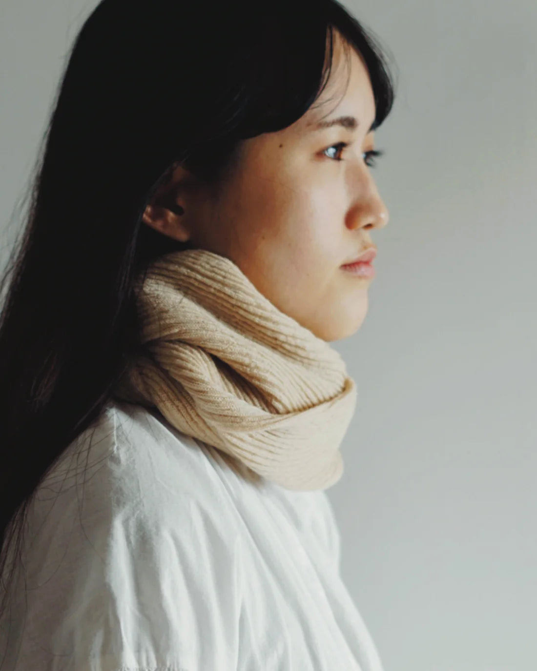 Memeri Merino Wool Loop Scarf Beige | Memeri | Miss Arthur | Home Goods | Tasmania