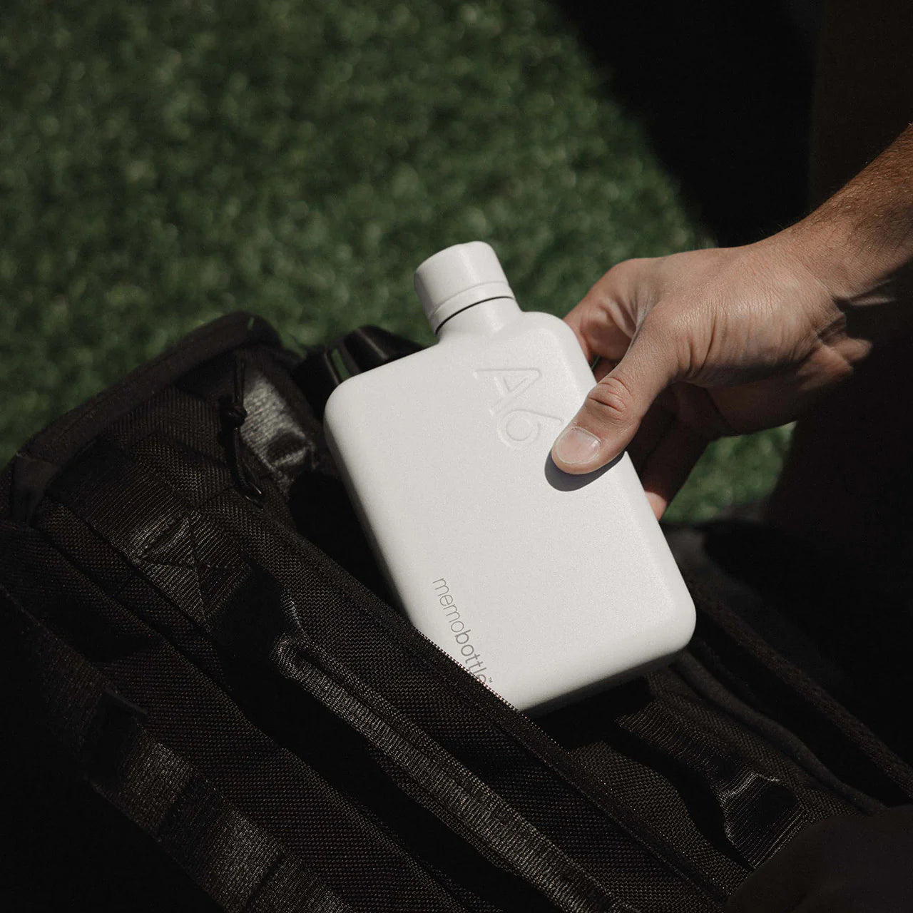Memobottle Stainless Steel Bottle White A6 | Memobottle | Miss Arthur | Home Goods | Tasmania