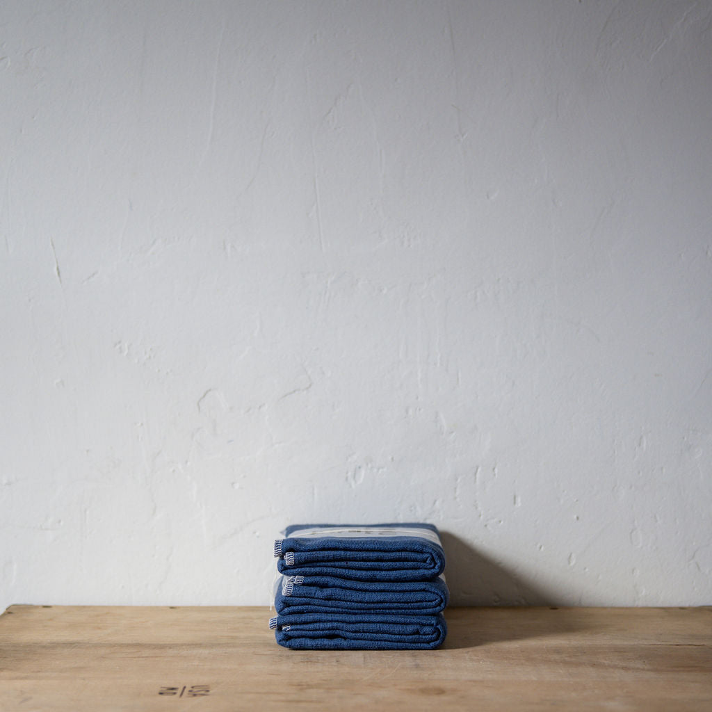 Moku Towel Navy Large | Kontex | Miss Arthur | Home Goods | Tasmania
