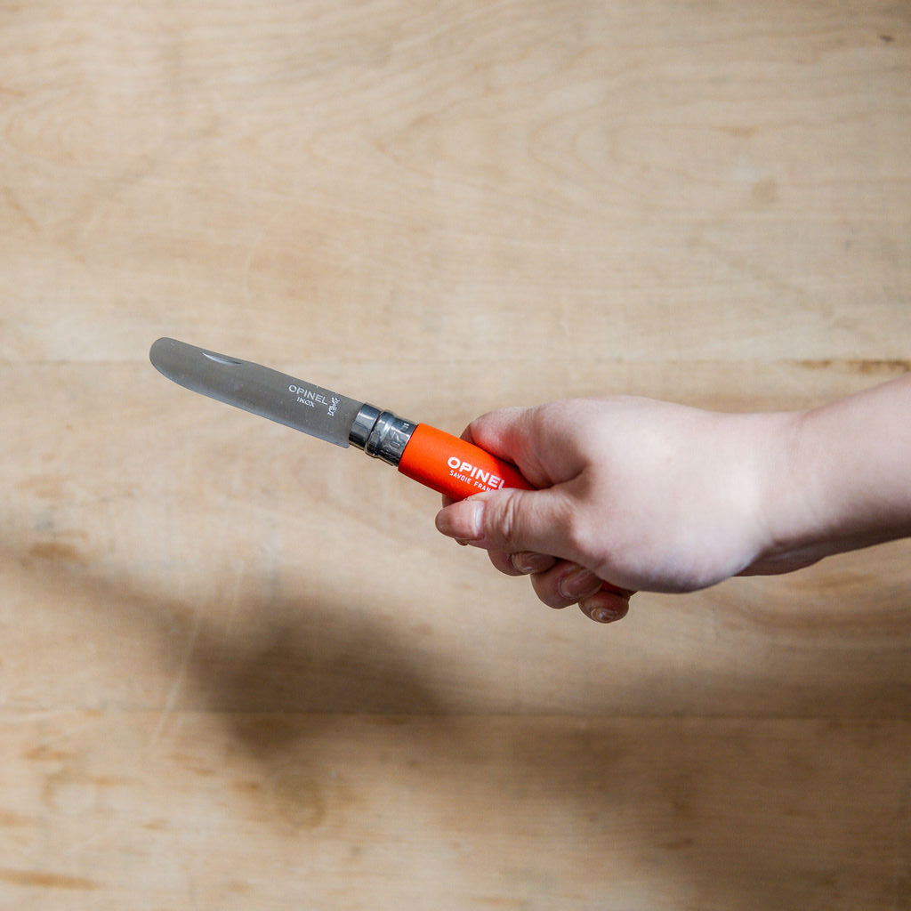 Opinel My First Opinel No. 7 Round Tip Tangerine | Opinel | Miss Arthur | Home Goods | Tasmania