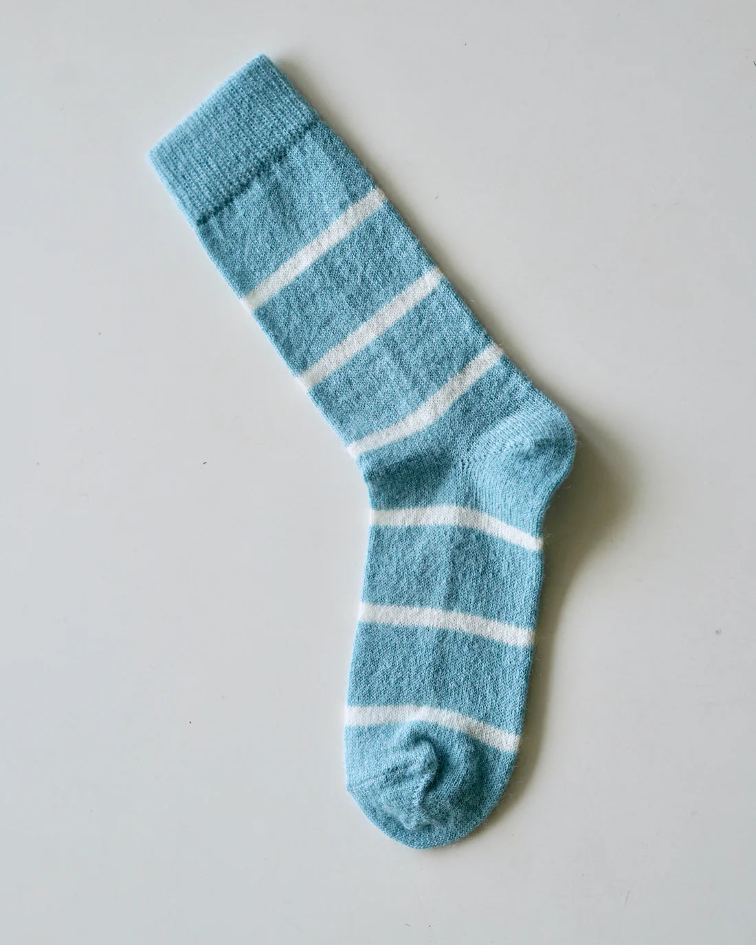 Nishiguchi Kutsushita Oslo Mohair Wool Border Sock Trail Road Small | Nishiguchi Kutsushita | Miss Arthur | Home Goods | Tasmania