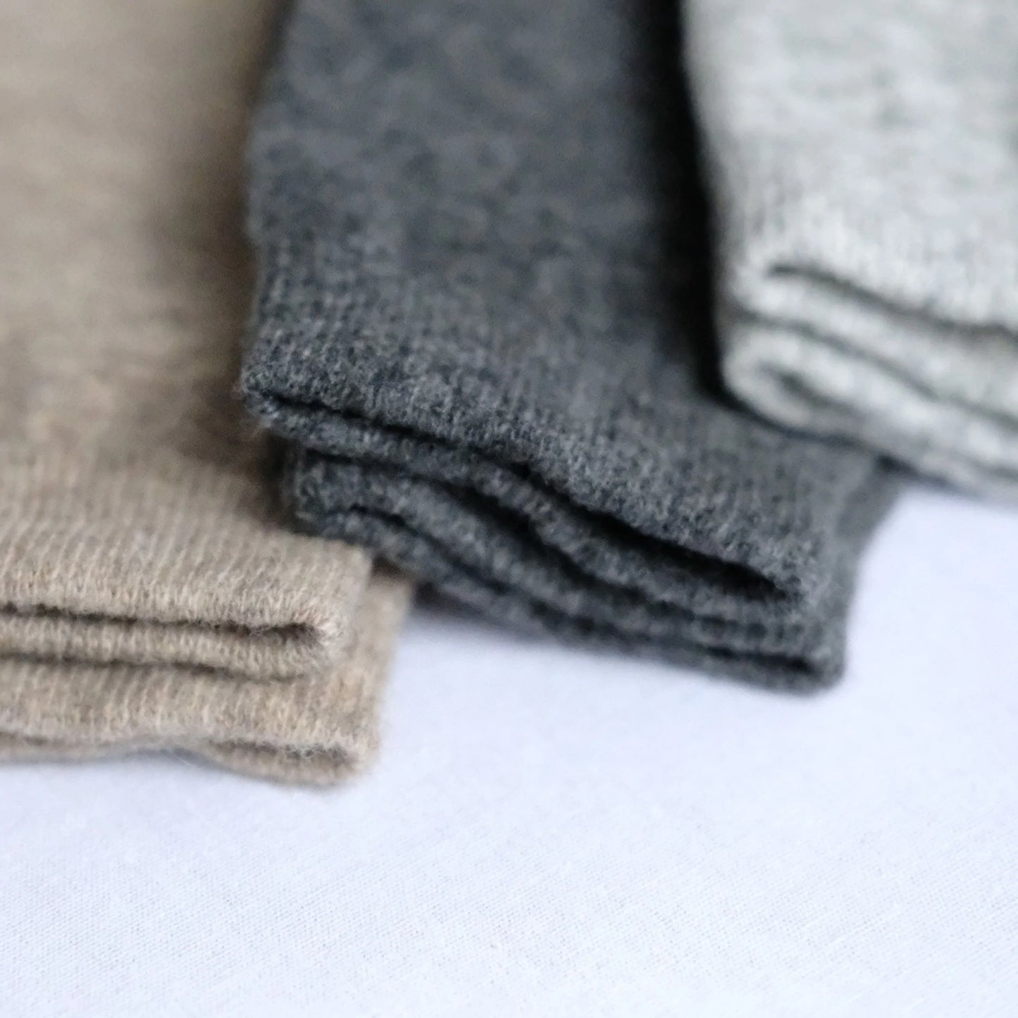 Nishiguchi Kutsushita Praha Cashmere Wool Socks Light Grey Small | Nishiguchi Kutsushita | Miss Arthur | Home Goods | Tasmania