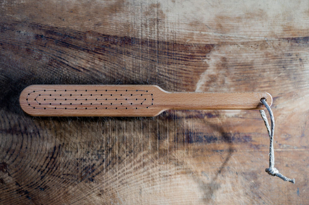 Iris Hantverk Oil Treated Beech Broom Horsehair | Iris Hantverk | Miss Arthur | Home Goods | Tasmania