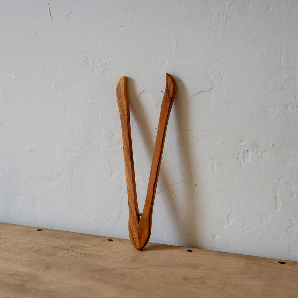 Serving Tongs Olive Wood | Heaven in Earth | Miss Arthur | Home Goods | Tasmania