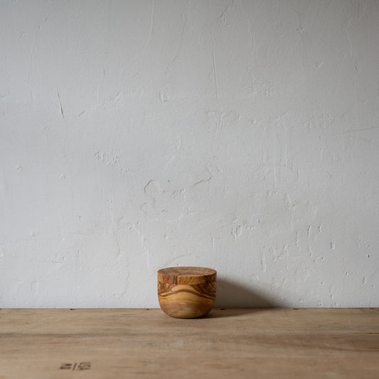 Olive Wood Salt Pot | Artisanal Goods | Miss Arthur | Home Goods | Tasmania