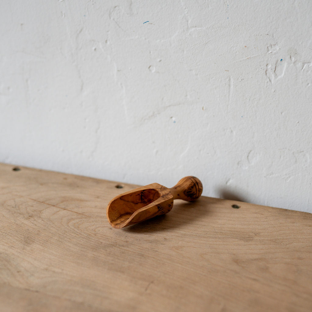 Olive Wood Spice Scoop Large | Artisanal Goods | Miss Arthur | Home Goods | Tasmania