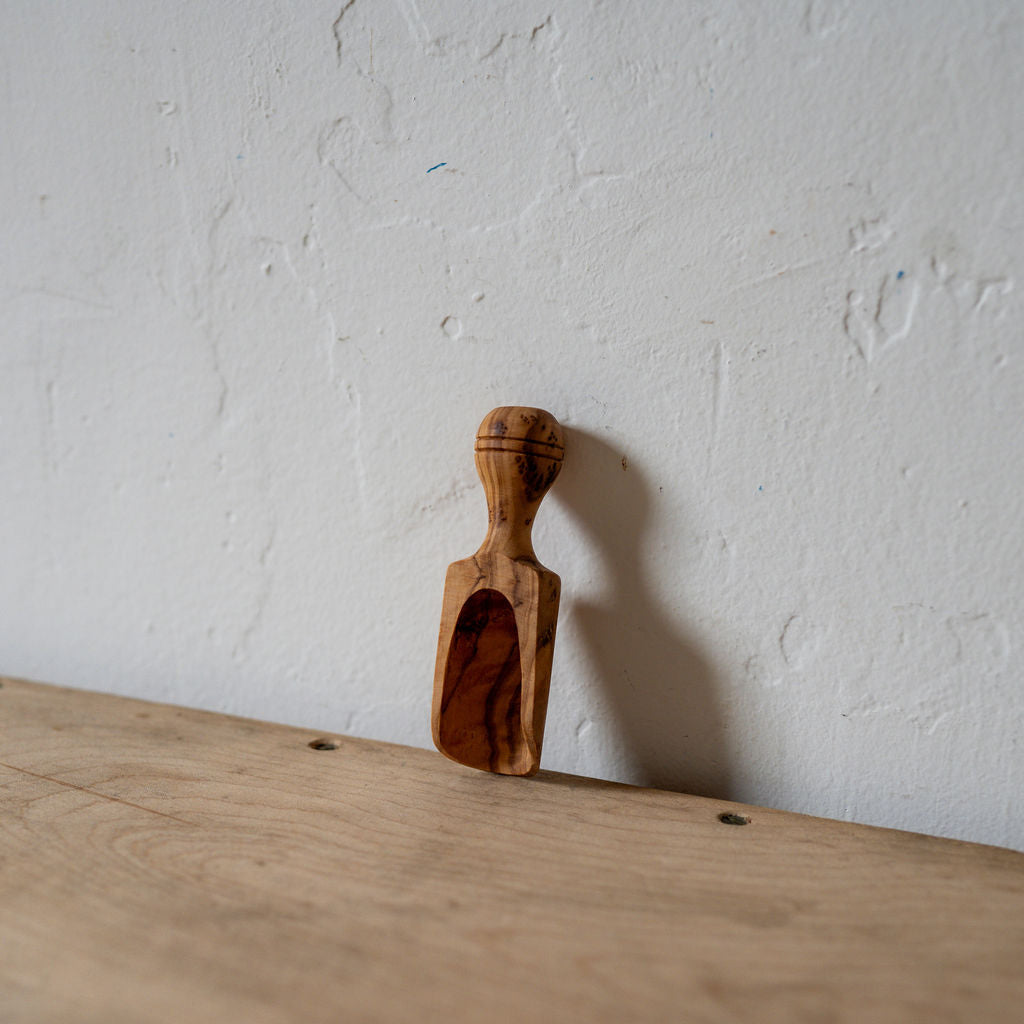 Olive Wood Spice Scoop Large | Artisanal Goods | Miss Arthur | Home Goods | Tasmania