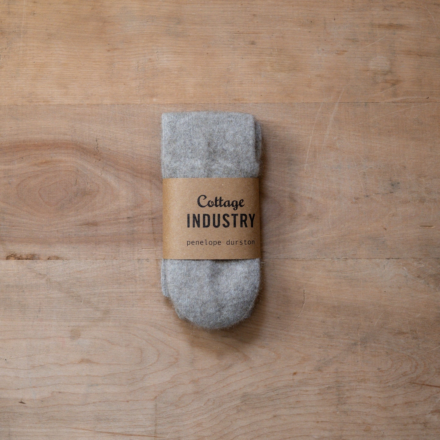 Penelope Durston Possum and Merino Wool Sock Natural Medium | Penelope Durston | Miss Arthur | Home Goods | Tasmania