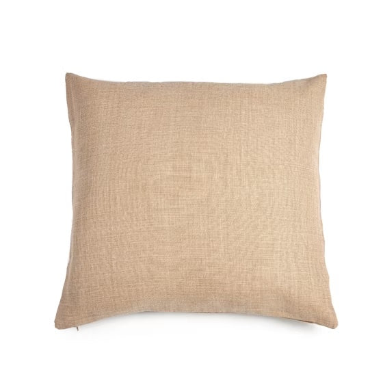 Libeco Re Cushion Cover Apricot 63cm x 63cm | Libeco | Miss Arthur | Home Goods | Tasmania