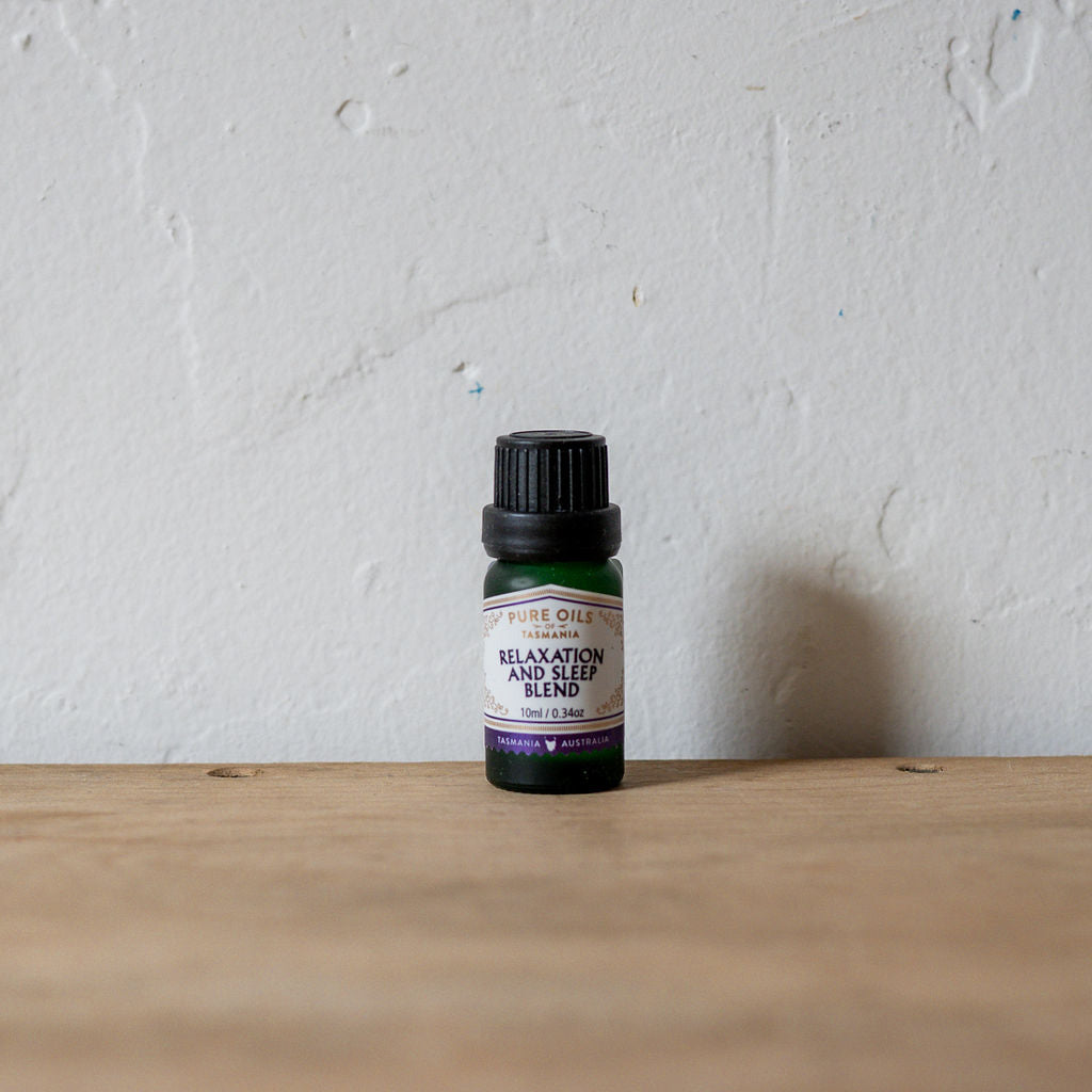 Pure Oils of Tasmania Pure Essential Oil Blend Relaxation and Sleep | Pure Oils of Tasmania | Miss Arthur | Home Goods | Tasmania